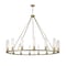 Z-Lite Beau 15 Light Chandelier, Rubbed Brass & Clear 3031-15RB - alternate 1